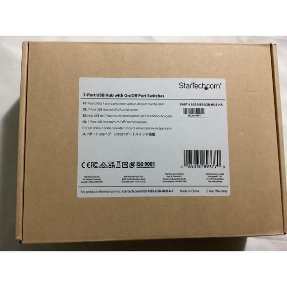 7 USB 3.2 Gen 1 (5Gbps)Hub with on/off port switches - Picture 2 of 5